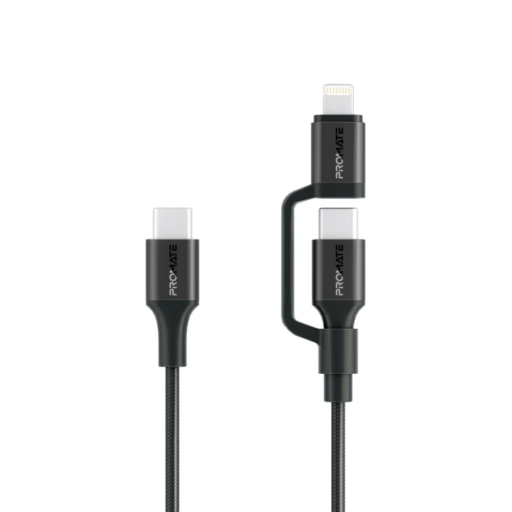 Promate PowerLink-CCi High Tensile Strength 60W High-Speed Multi-Device Charging Cable Promate PowerLink-CCi High Tensile Strength 60W High-Speed Multi-Device Charging Cable